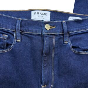FRAME Ali High Rise Cigarette Jeans Grove Street Dark Wash AHRSKC712 Size 29